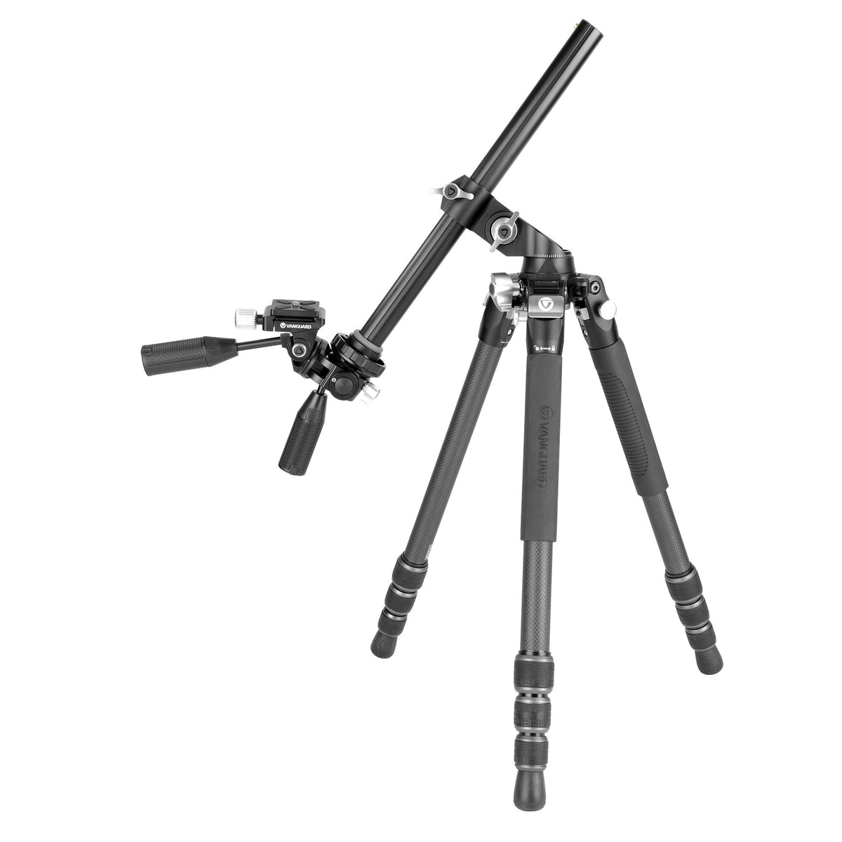 Vanguard Veo 3T+ 264CPS - Trípode de fibra de carbono, rótula de 3 vías y columna descentrable