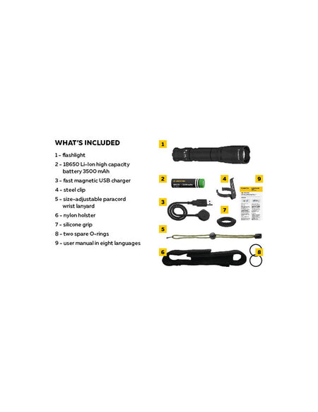Linterna led ARMYTEK Dobermann Pro Magnet USB - luz blanca