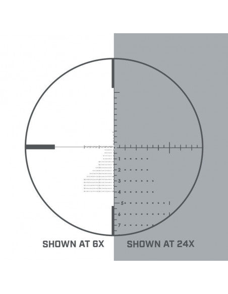 Visor BUSHNELL MATCH PRO 6-24x50 Side Focus Deploy MIL FFP ilum.