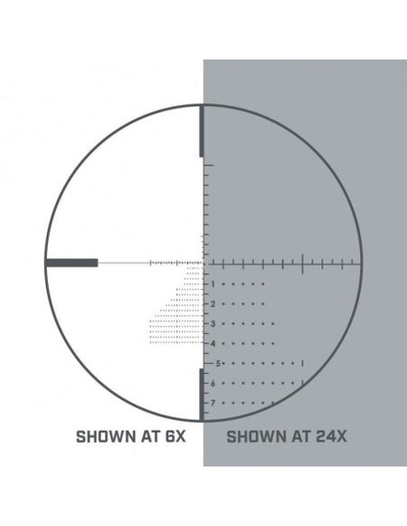 Visor BUSHNELL MATCH PRO 6-24x50 Side Focus Deploy MIL FFP ilum.