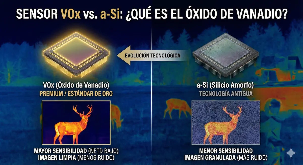 Sensor VOx - vision termica