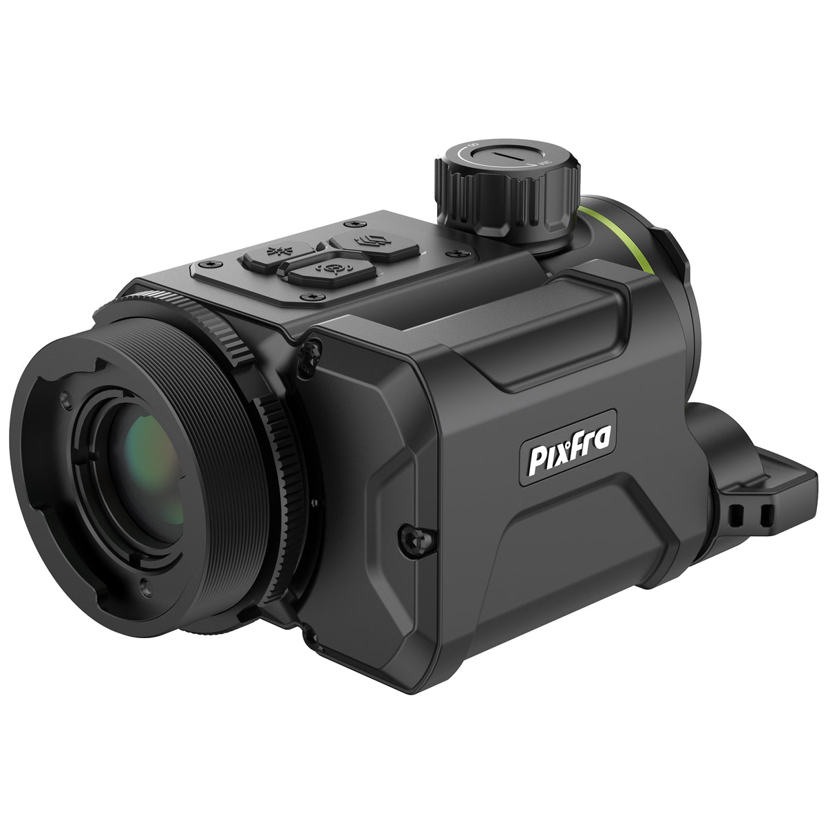 PIXFRA Taurus T435 LRF Monocular Térmico Acoplable con Medidor de Distancia Laser