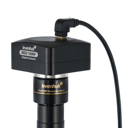 Microscopio trinocular digital Levenhuk MED D40T