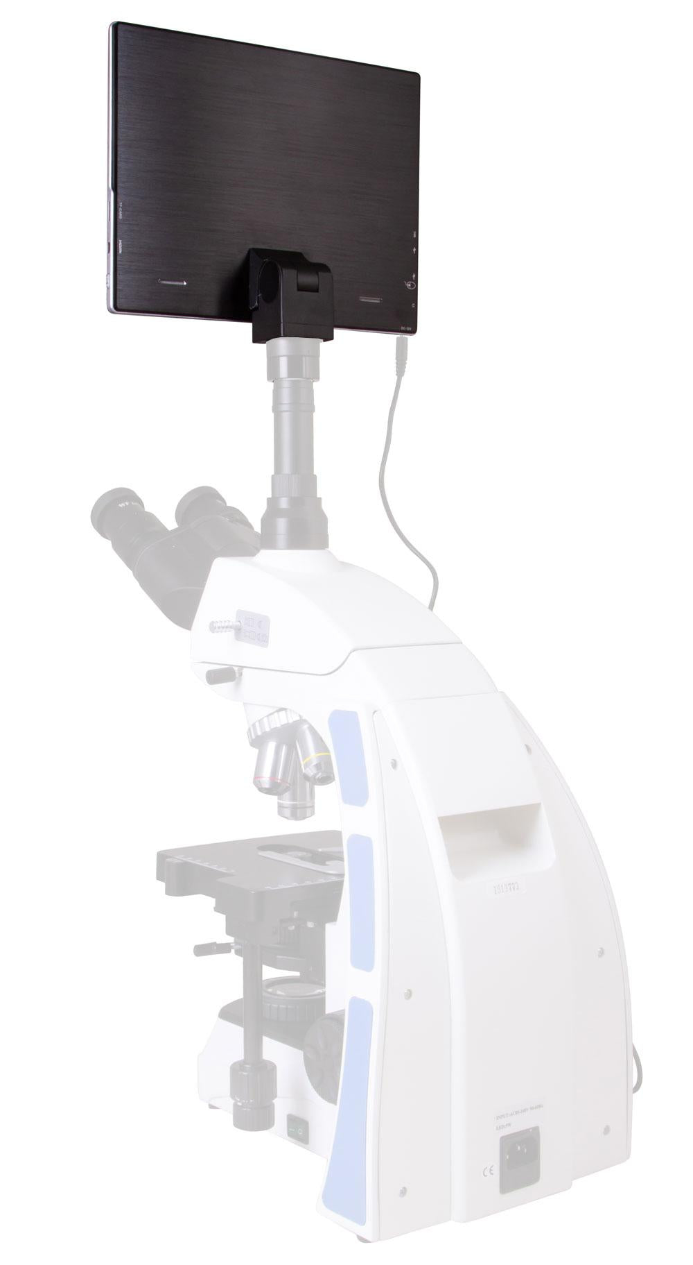 Cámara digital de microscopio Levenhuk MED 5M con pantalla LCD de 9,4 pulgadas