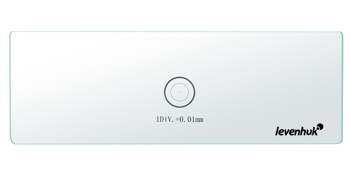 Portaobjetos de calibración Levenhuk MED