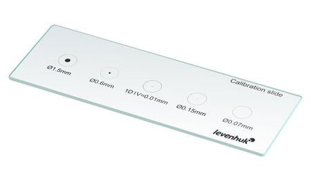Portaobjetos de calibración Levenhuk MED X/Y