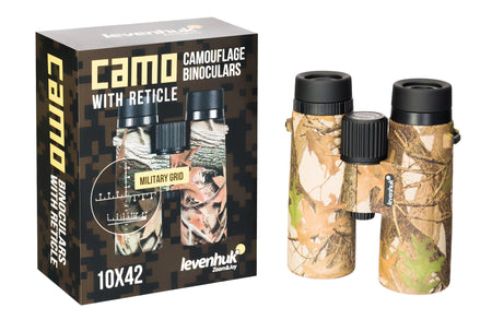 Prismáticos Levenhuk Camo 10x42 con retícula