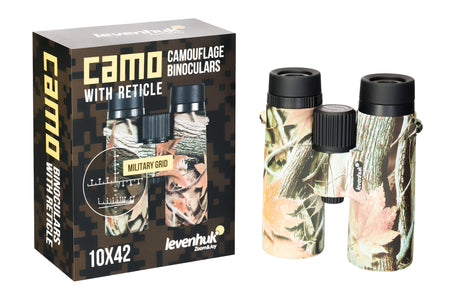 Prismáticos Levenhuk Camo 10x42 con retícula