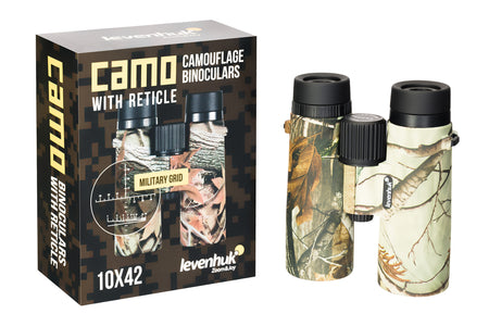 Prismáticos Levenhuk Camo 10x42 con retícula