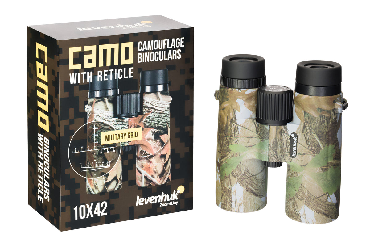 Prismáticos Levenhuk Camo 10x42 con retícula
