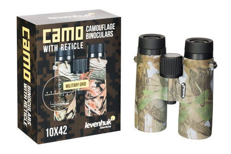 Prismáticos Levenhuk Camo 10x42 con retícula