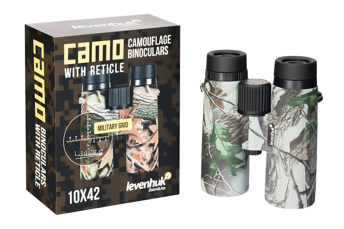 Prismáticos Levenhuk Camo 10x42 con retícula