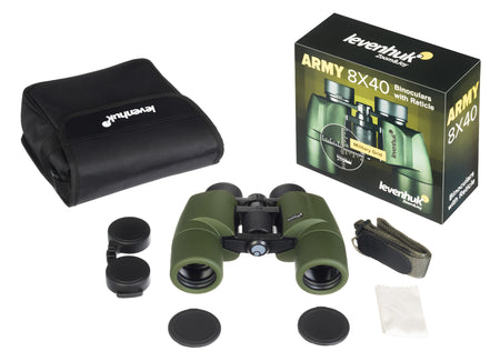 Prismáticos Levenhuk Army 8x40 con retícula