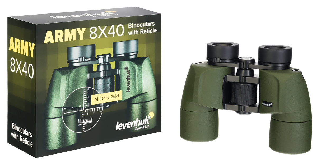 Prismáticos Levenhuk Army 8x40 con retícula