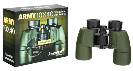 Prismáticos Levenhuk Army 10x40 con retícula