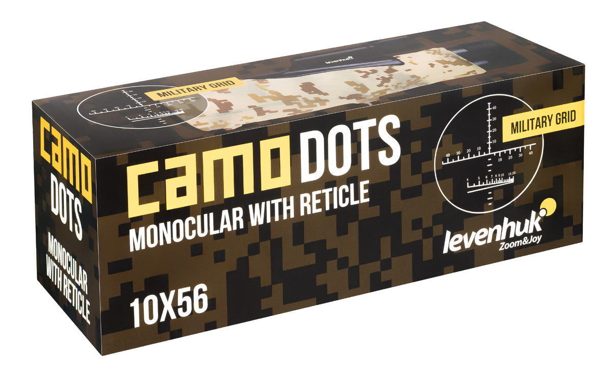 Monocular Levenhuk Camo 10x56 con retícula