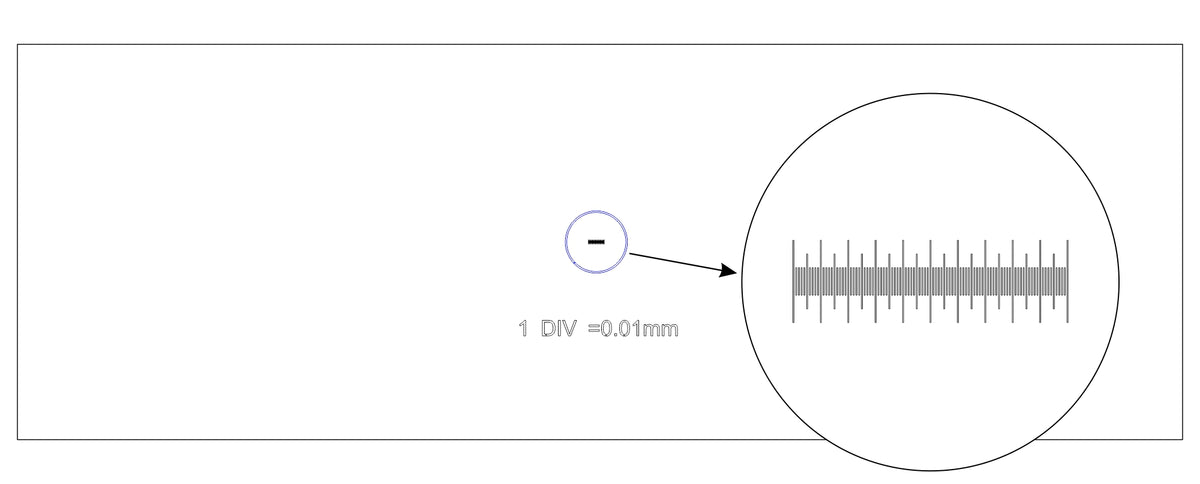 Portaobjetos de calibración MAGUS CS1 (0,01)