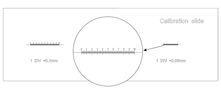 Portaobjetos de calibración MAGUS CS3 (0,01/0,05/0,1)