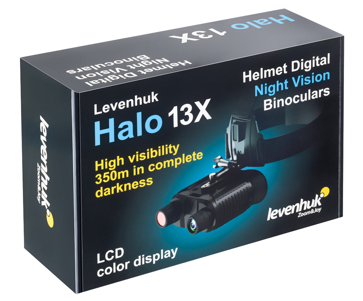 Prismáticos digitales de visión nocturna Levenhuk Halo 13X Helmet