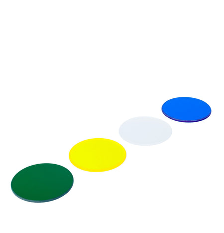 Juego de filtros de color MAGUS LF4 (azul, verde, amarillo, esmerilado)