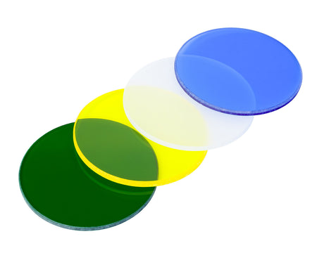 Juego de filtros de color MAGUS LF4 (azul, verde, amarillo, esmerilado)