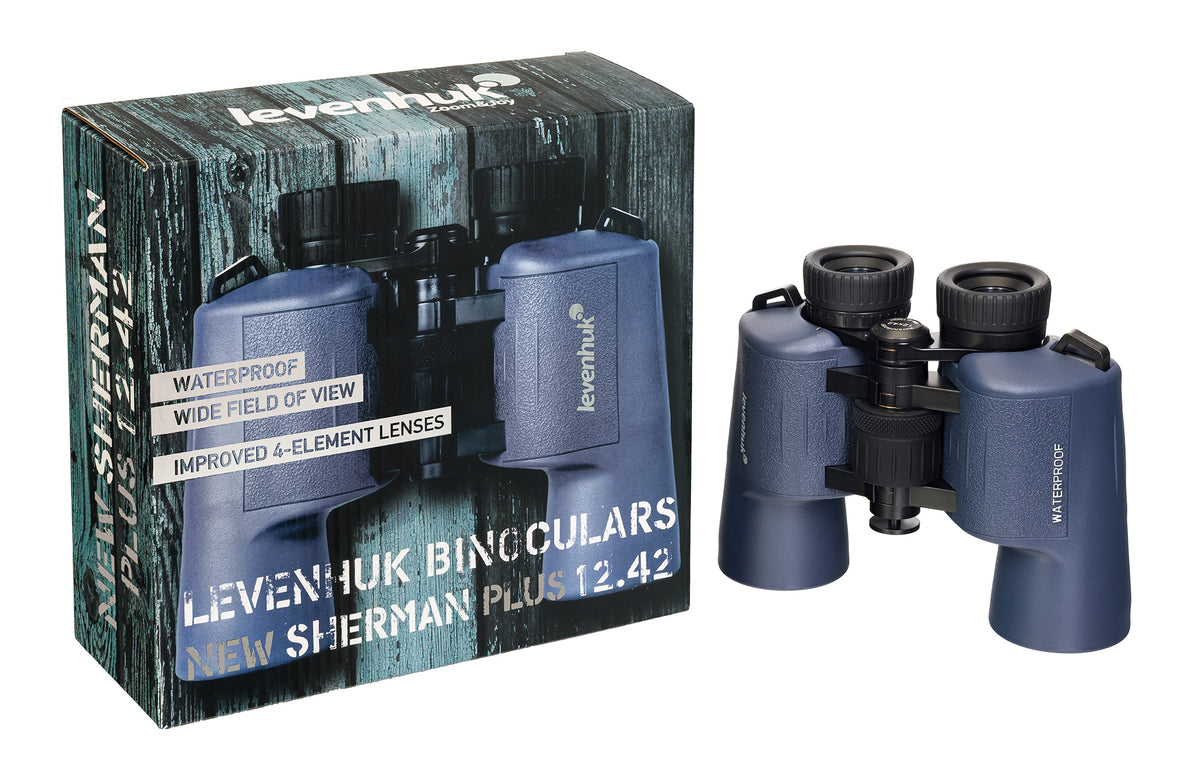 Prismáticos Levenhuk New Sherman PLUS 12x42