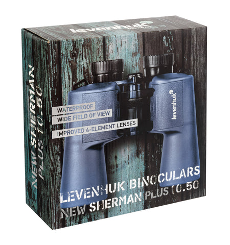 Prismáticos Levenhuk New Sherman PLUS 10x50