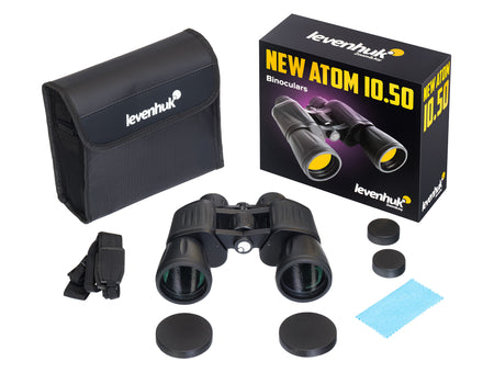 Prismáticos Levenhuk New Atom 10x50