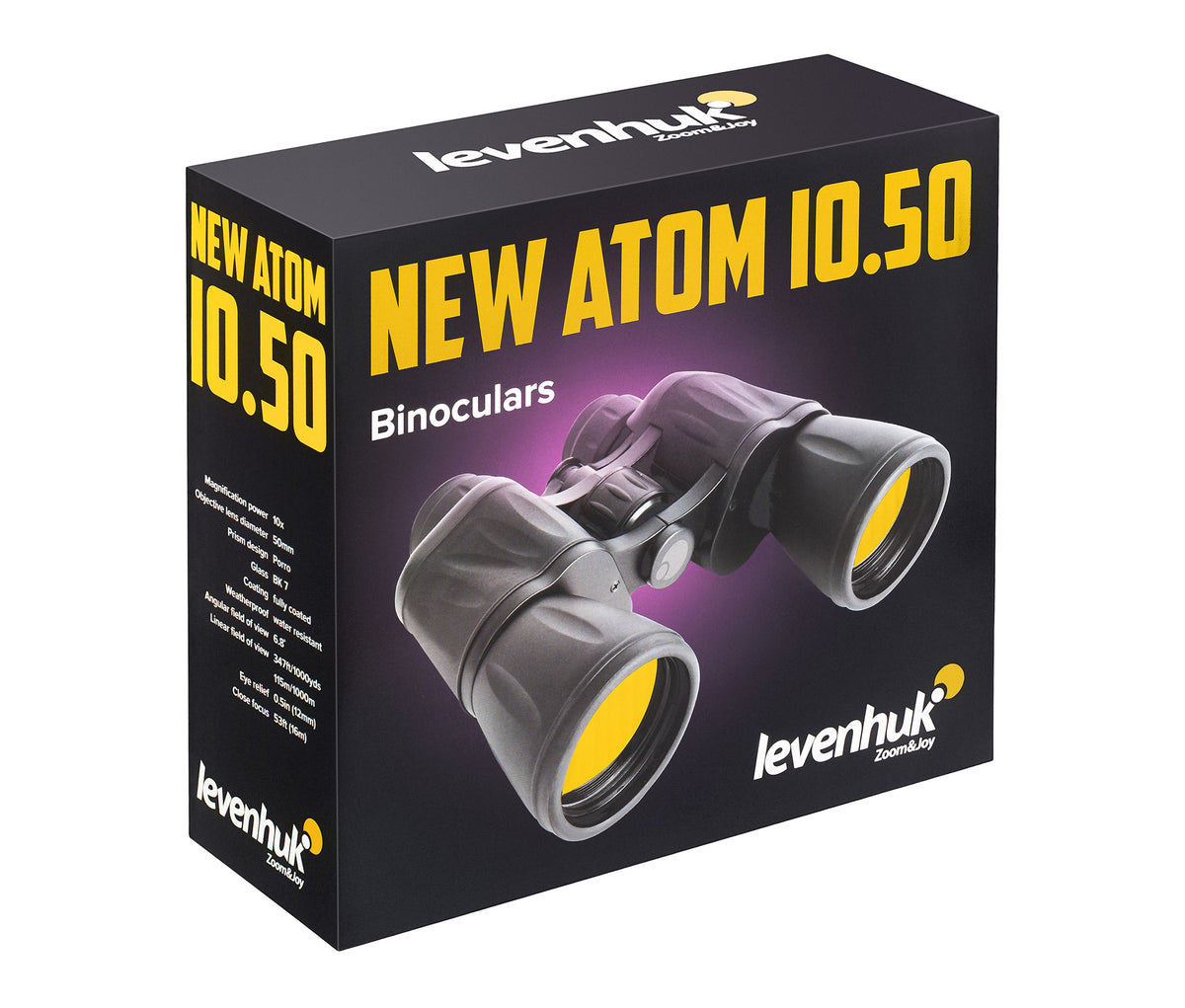 Prismáticos Levenhuk New Atom 10x50