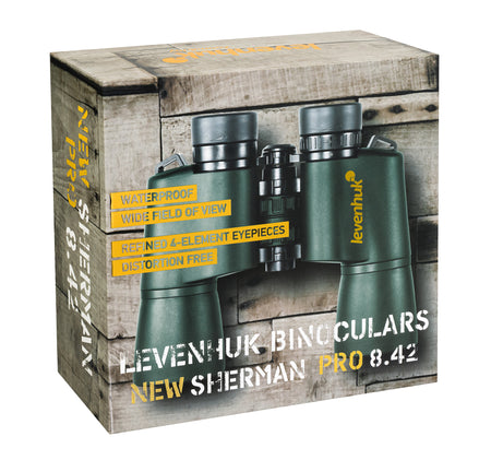 Prismáticos Levenhuk New Sherman PRO 8x42