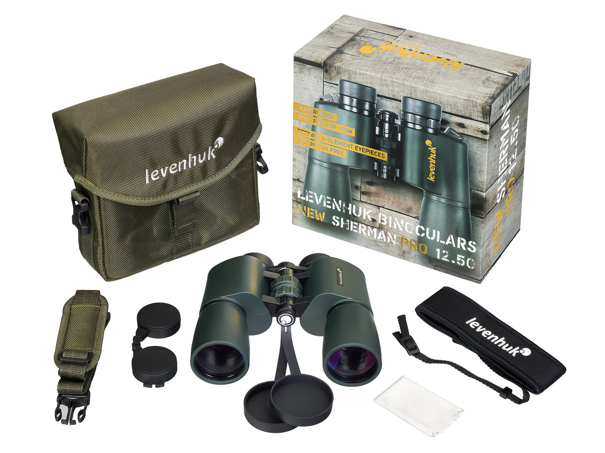 Prismáticos Levenhuk New Sherman PRO 12x50