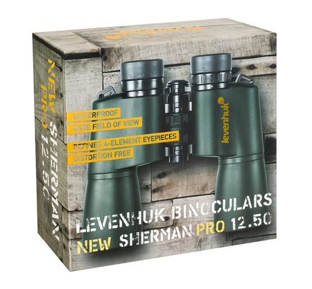 Prismáticos Levenhuk New Sherman PRO 12x50