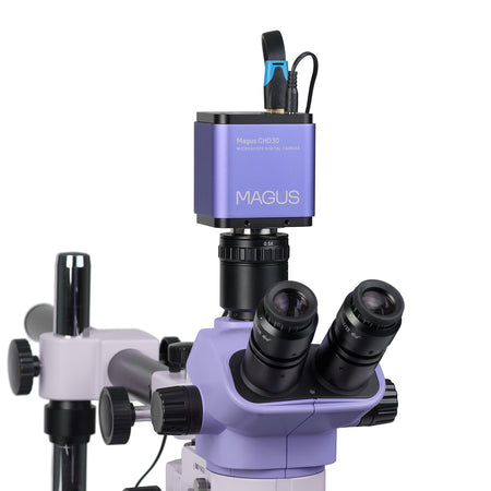 Estereomicroscopio digital MAGUS Stereo D8TR LCD para reparación de electrónica