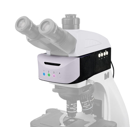 Accesorio de epifluorescencia MAGUS Epi-FL04M LED, cubos de filtros de fluorescencia B/G/UV