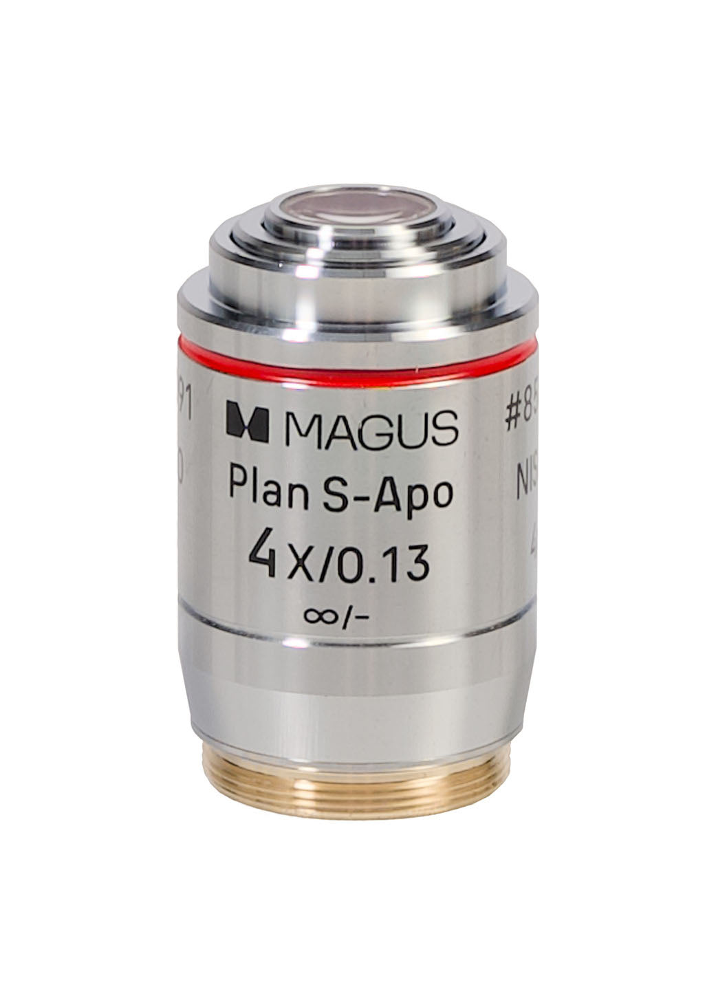 Juego de objetivos MAGUS FL S-APO60 PlanF S-Apo 4х/10х/20х/40х/100х aceite ∞/0,17 H60 mm