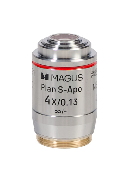 Juego de objetivos MAGUS FL S-APO60 PlanF S-Apo 4х/10х/20х/40х/100х aceite ∞/0,17 H60 mm