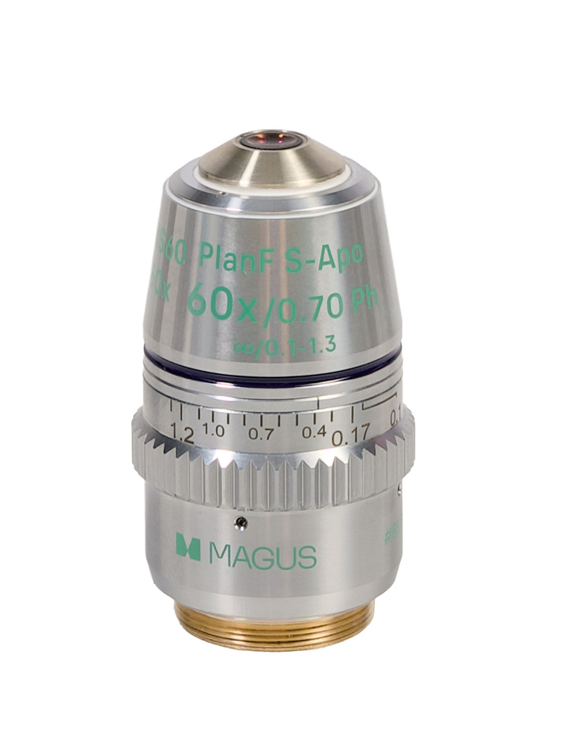 Dispositivo de contraste de fases MAGUS SPH360, con juego de objetivos Plan S-Apo Ph 4х/10х/20х/40х/60х H60 mm