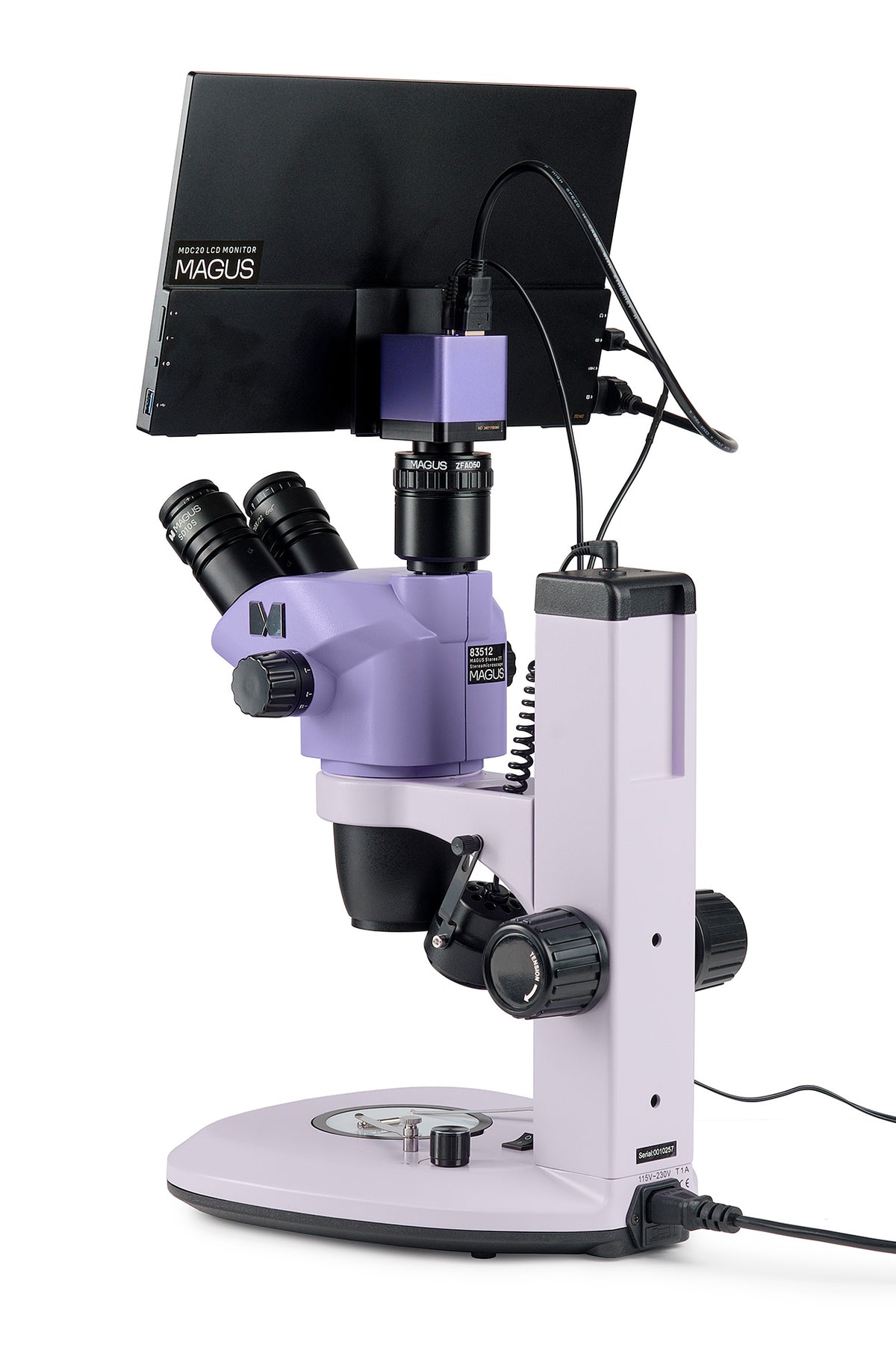 Estereomicroscopio digital MAGUS Stereo D7T LCD BASE
