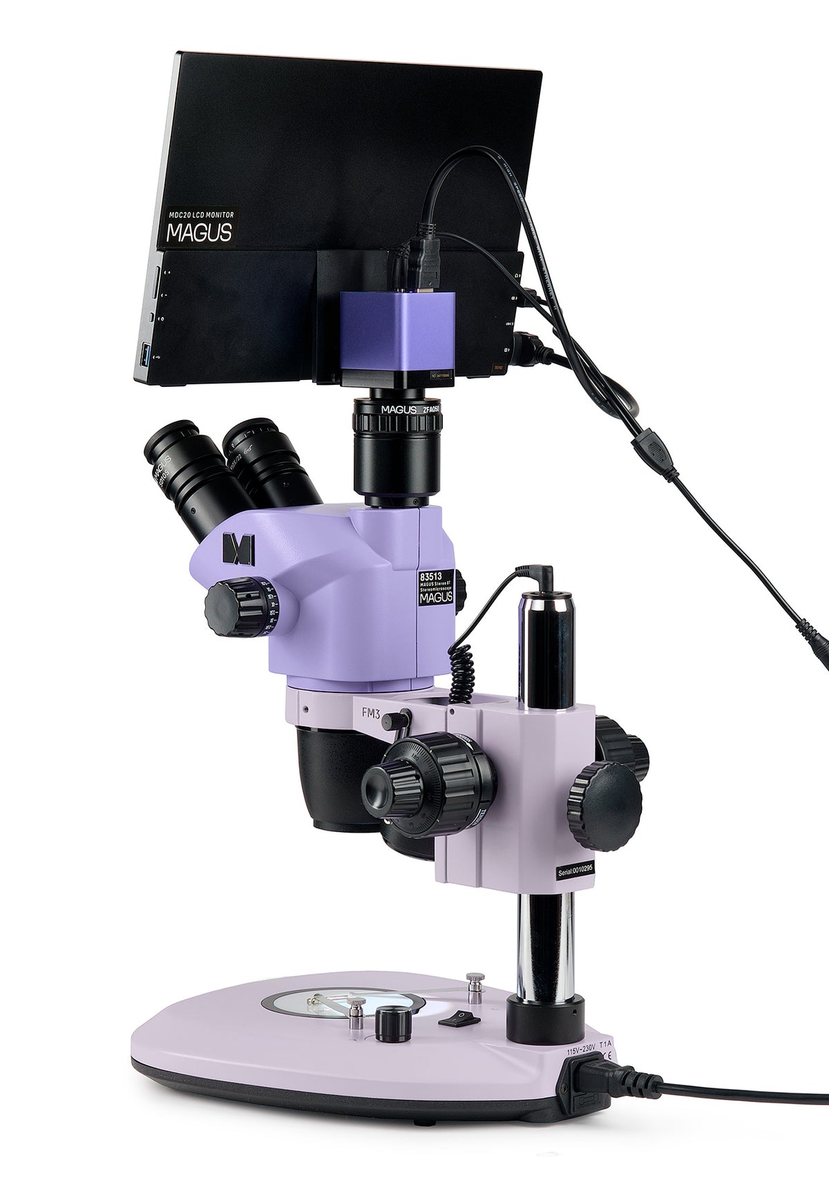 Estereomicroscopio digital MAGUS Stereo D8T LCD BASE