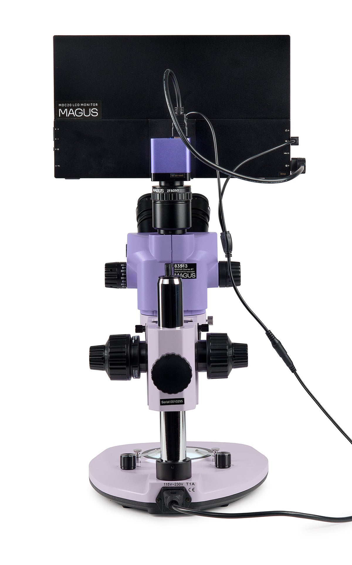 Estereomicroscopio digital MAGUS Stereo D8T LCD BASE