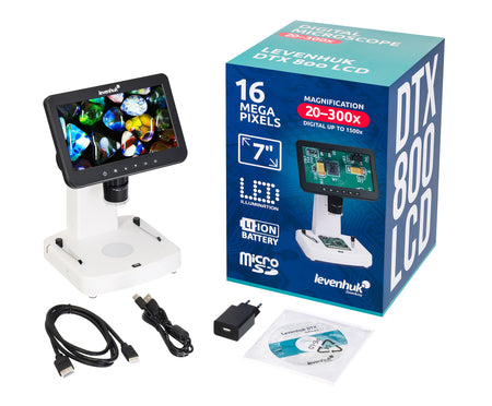 Microscopio digital Levenhuk DTX 800 LCD