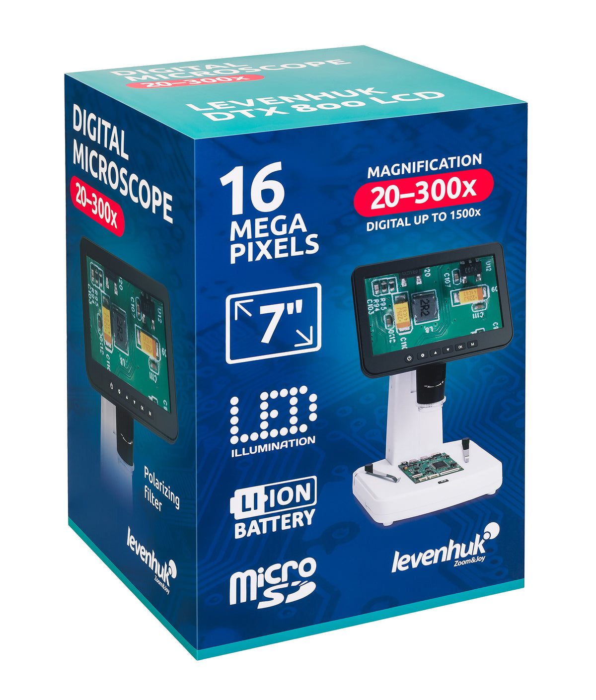 Microscopio digital Levenhuk DTX 800 LCD
