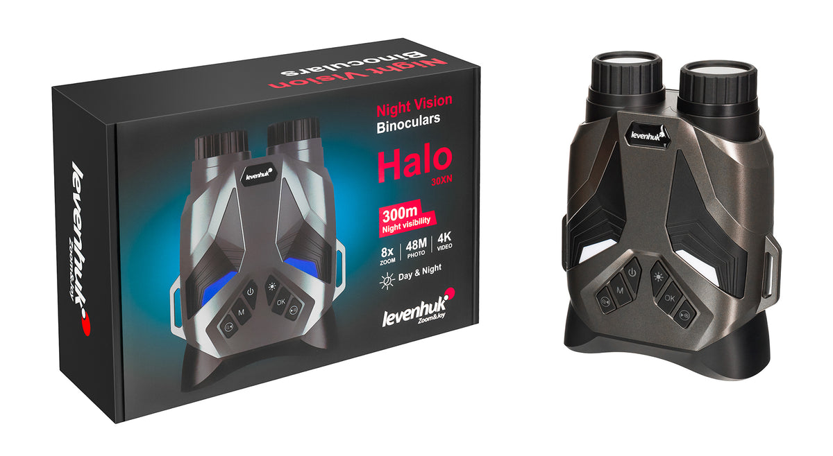 Prismáticos digitales de visión nocturna Levenhuk Halo 30XN