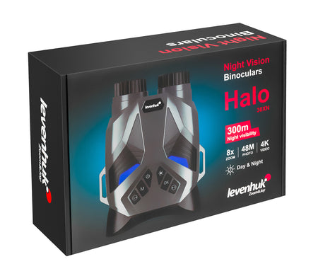 Prismáticos digitales de visión nocturna Levenhuk Halo 30XN