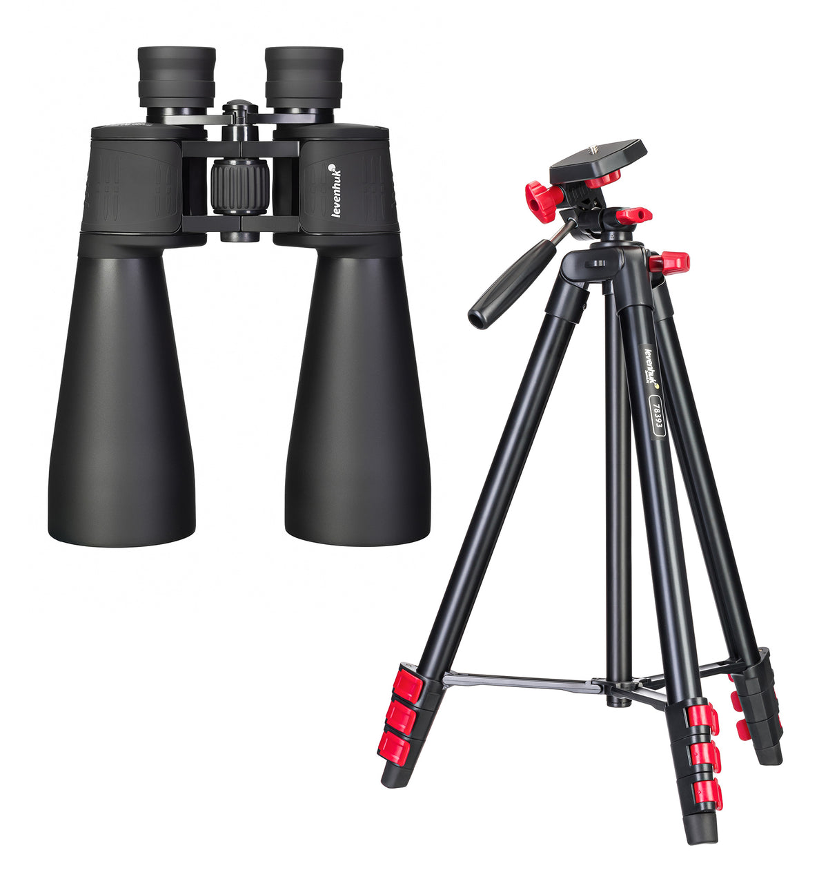 Set de prismáticos Levenhuk Bruno BASE 15x70 y trípode