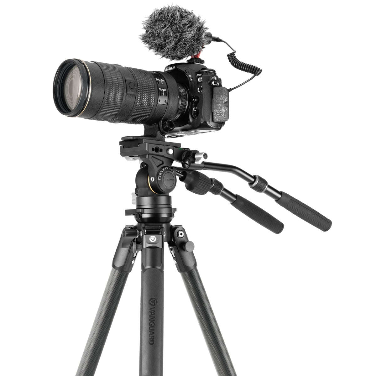 Vanguard Alta Pro 3VL 303CV18 - Trípode de vídeo de carbono, rótula Veo PV-18