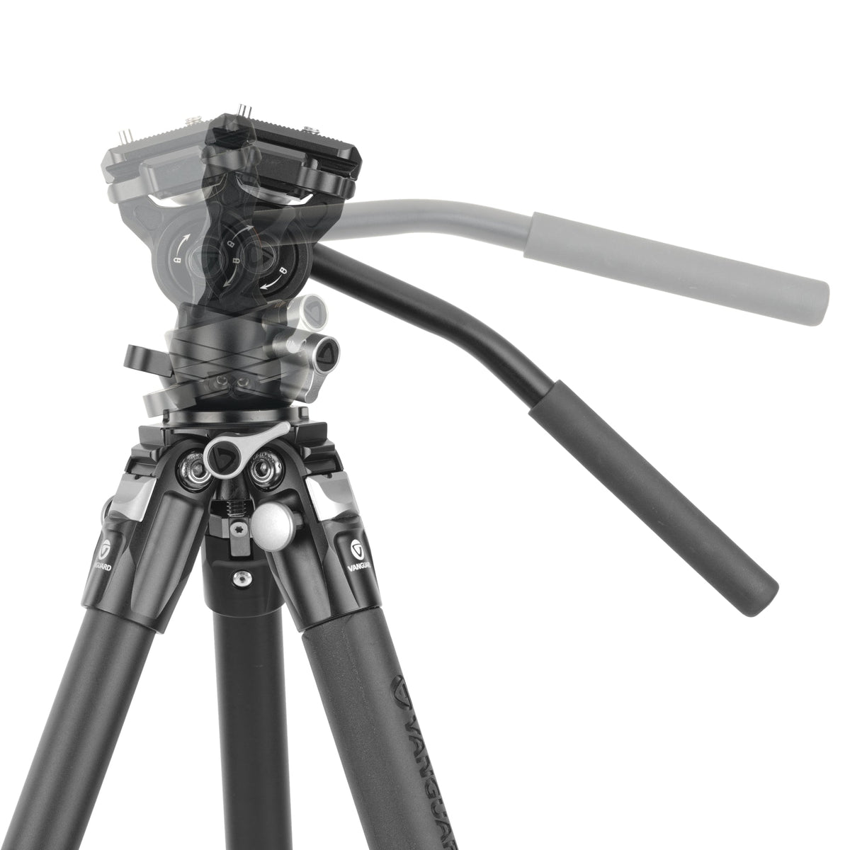 Vanguard Alta Pro 3VLT 235AV10 - Trípode de vídeo compacto de aluminio, rótula Veo PV-10