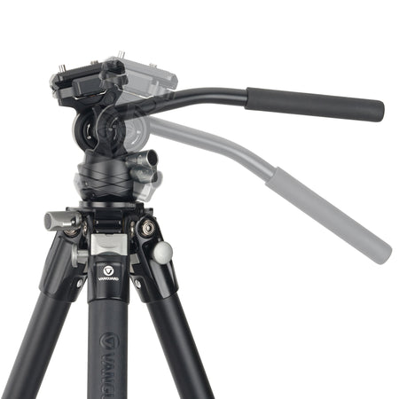 Vanguard Alta Pro 3VLT 235AV12 - Trípode de vídeo compacto de aluminio, rótula Veo PV-12