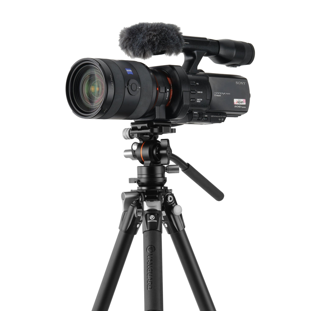 Vanguard Alta Pro 3VLT 235AV12 - Trípode de vídeo compacto de aluminio, rótula Veo PV-12