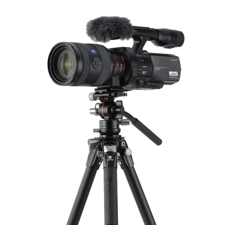 Vanguard Alta Pro 3VLT 235AV12 - Trípode de vídeo compacto de aluminio, rótula Veo PV-12